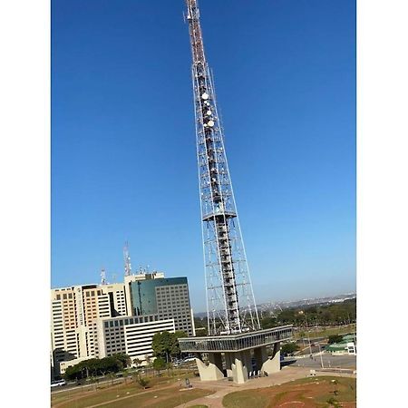 برازيليا Flat Encantador No 7º Com Vista Pra Torre De Tv المظهر الخارجي الصورة